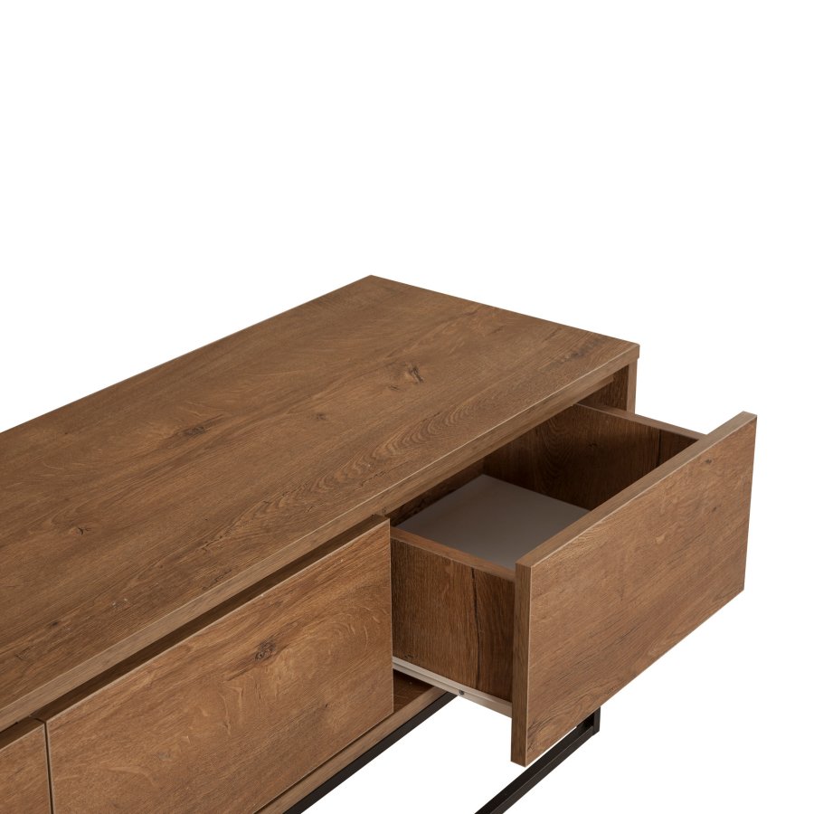 NORDVRK Milo TV-stativ, valnttsvart