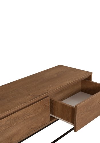 NORDVRK Milo TV-stativ, valnttsvart