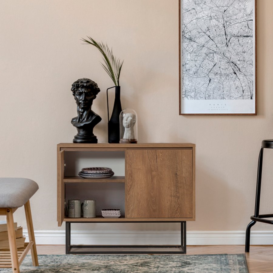 NORDVRK Zuri-konsoll, valnttsort