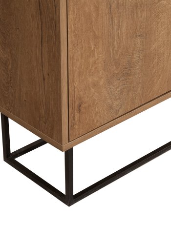 NORDVRK Zuri-konsoll, valnttsort