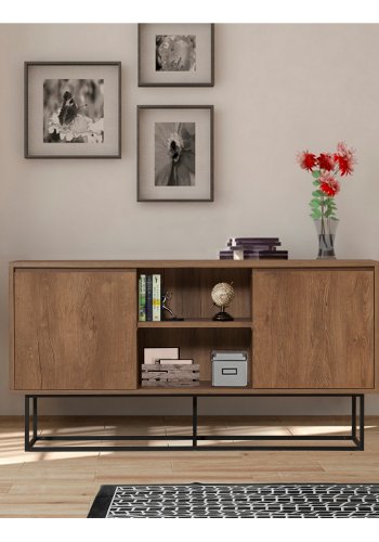 NORDVRK Zela-konsoll, valnttsort