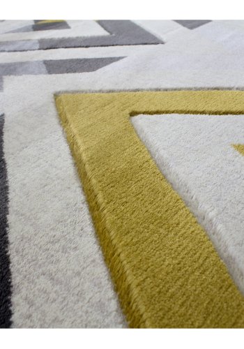 TEPPI H776 gulvtppe m. mnster, rund - multifarvet polypropylen (160)