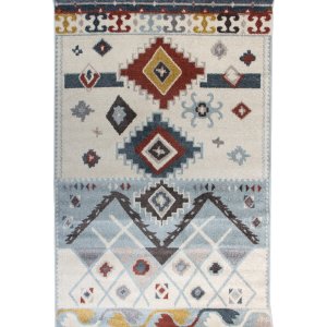 TEPPI G0292 teppe med mnster, rektangulrt - flerfarget polypropylen (120x170)