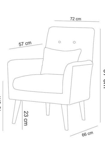 NORDVRK Zeni - Grnn lenestol