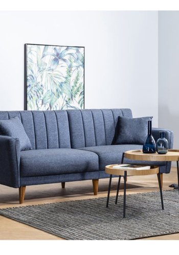 NORDVRK Aqua - Mrkebl 3-manns sovesofa