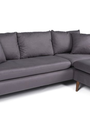 NORDVRK Sofia hjrnesofa Hyre-antrasitt hjrnesofa