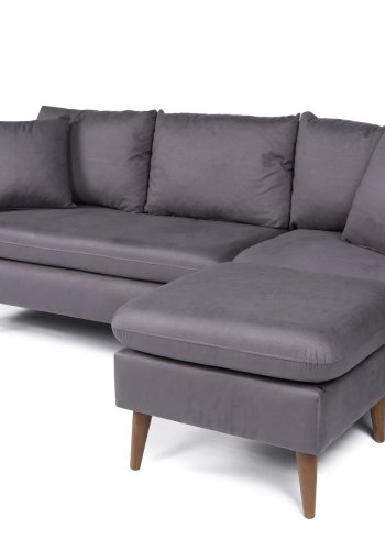 NORDVRK Sofia hjrnesofa Hyre-antrasitt hjrnesofa