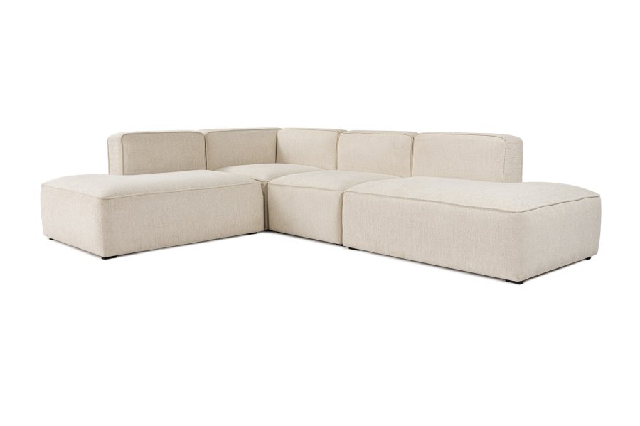 NORDVRK More M -(M4-M2-M1-M3) - Kremfarget hjrnesofa