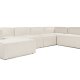 NORDVRK More M (M5-M1-M1-M2-M3) - Kremfarget hjrnesofa