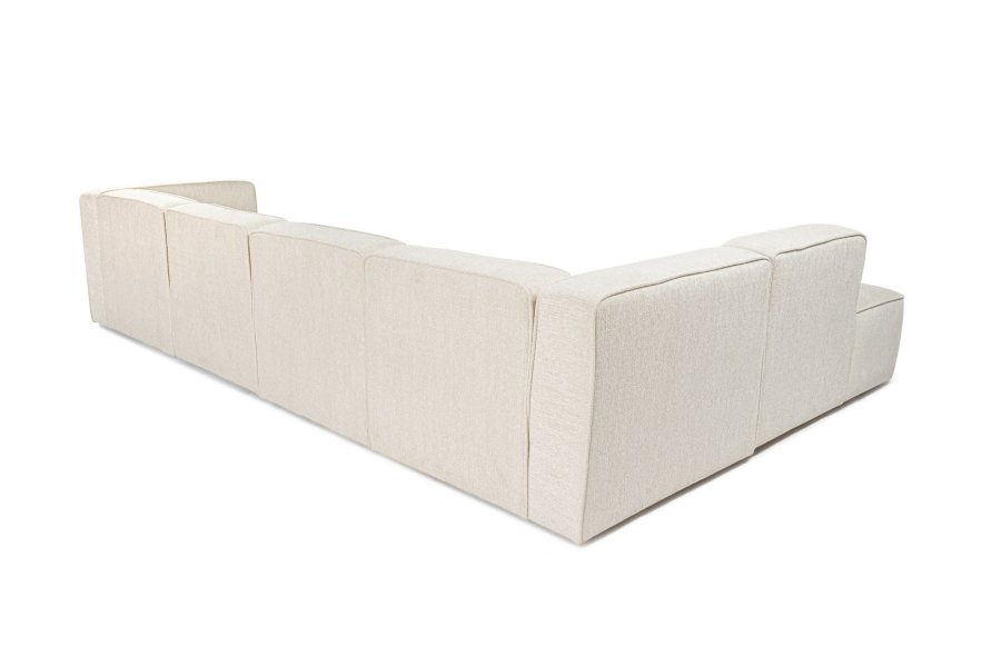 NORDVRK More M (M5-M1-M1-M2-M3) - Kremfarget hjrnesofa
