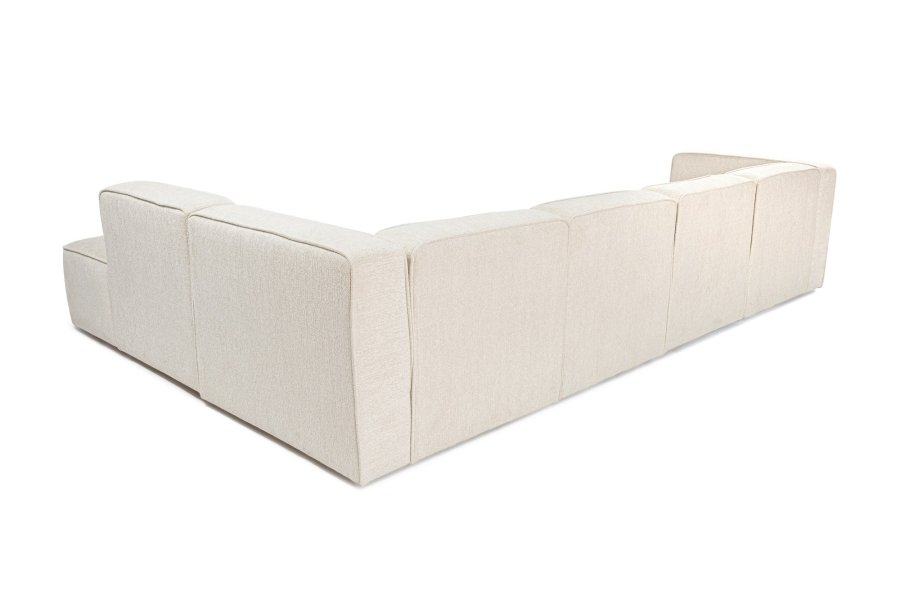 NORDVRK More M (M5-M1-M1-M2-M3) - Kremfarget hjrnesofa