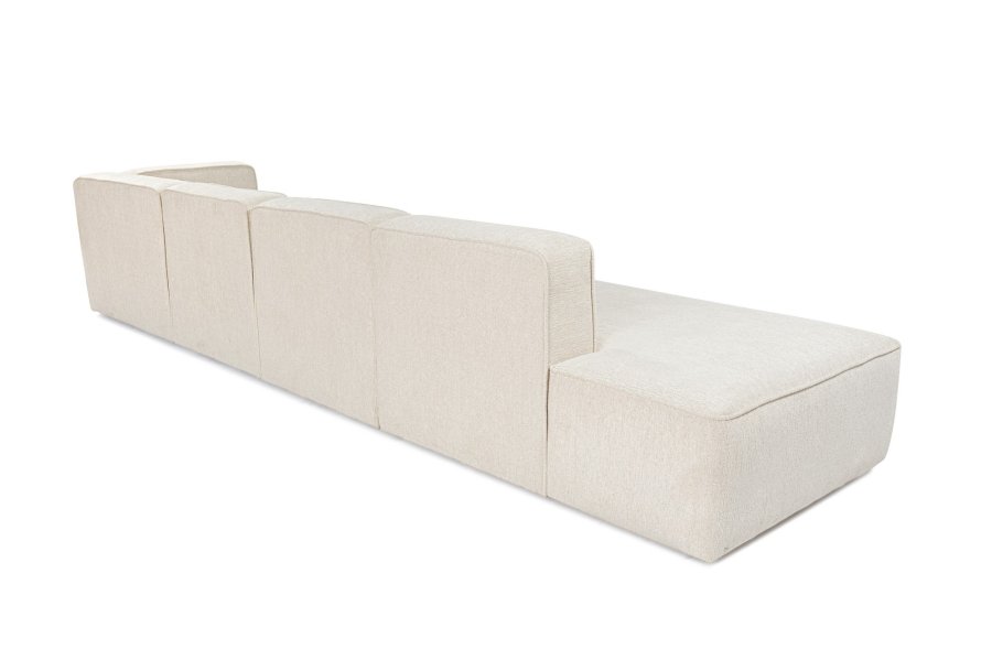 NORDVRK More M (M4-M1-M1-M7) - Kremfarget hjrnesofa