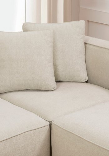 NORDVRK More M (M4-M1-M2-M3) - Kremfarget hjrnesofa