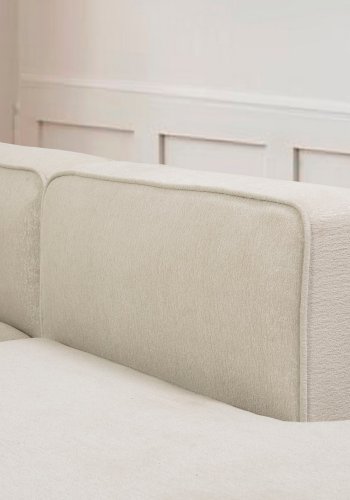 NORDVRK More M (M4-M1-M2-M3) - Kremfarget hjrnesofa