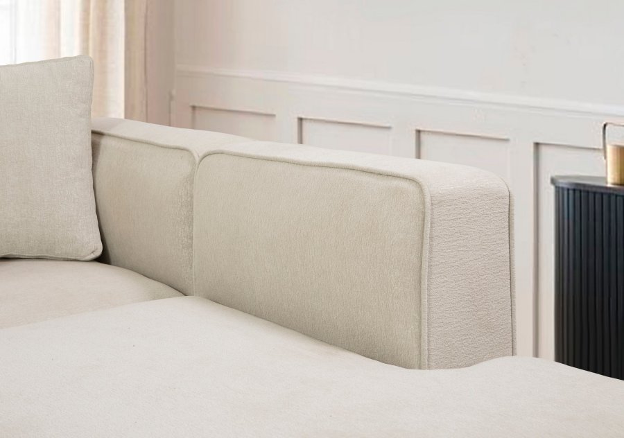 NORDVRK More M (M4-M1-M2-M3) - Kremfarget hjrnesofa