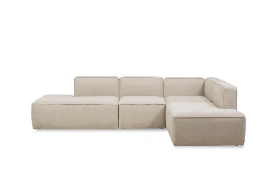 NORDVRK More M (M4-M1-M2-M3) - Kremfarget hjrnesofa