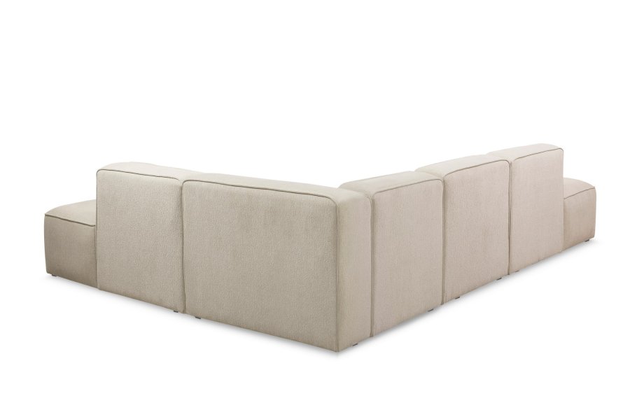 NORDVRK More M (M4-M1-M2-M3) - Kremfarget hjrnesofa