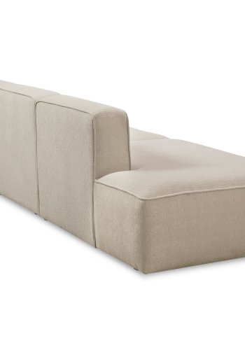 NORDVRK More M(M4-M1-M3) - Kremfarget hjrnesofa