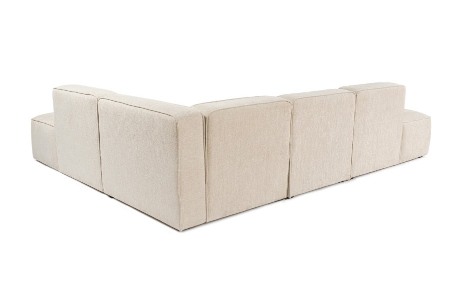 NORDVÄRK More M (M4-M2-M1-M3) - Kremfarget hjrnesofa