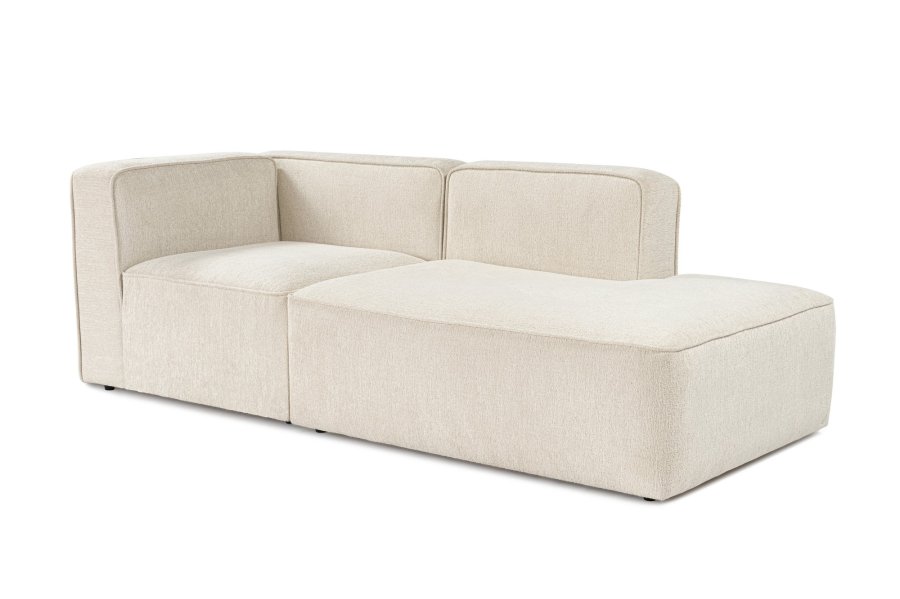 NORDVRK More M(M2-M3) - Kremfarget hjrnesofa