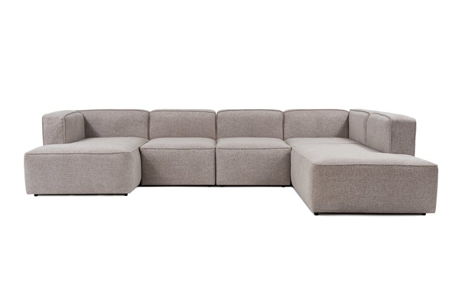 NORDVRK More B (M5-M1-M1-M2-M3) - Mokka hjrnesofa