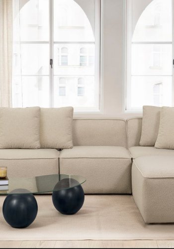 NORDVRK More S (M4-M1-M2-M3) - Cappuccino hjrnesofa
