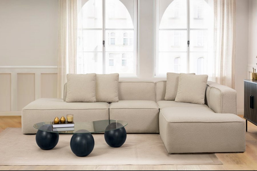 NORDVRK More S (M4-M1-M2-M3) - Cappuccino hjrnesofa