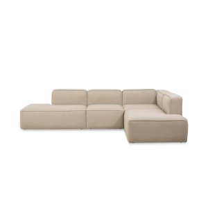 NORDVÄRK More S hjrnesofa (M4-M1-M2-M3) - cappuccino stof
