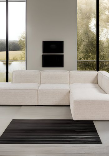 NORDVRK More B (M4-M2-M1-M3) - Hvit hjrnesofa