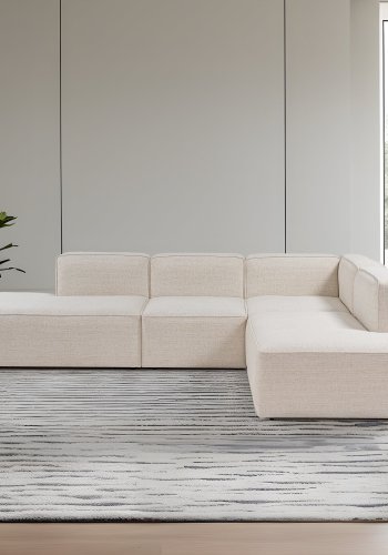 NORDVRK More B (M4-M2-M1-M3) - Hvit hjrnesofa