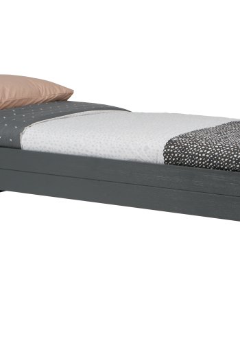 TRE Dennis juniorsengeramme, ekskl. lamellbunn, madrass og skuff - stlgr furu (90x200)