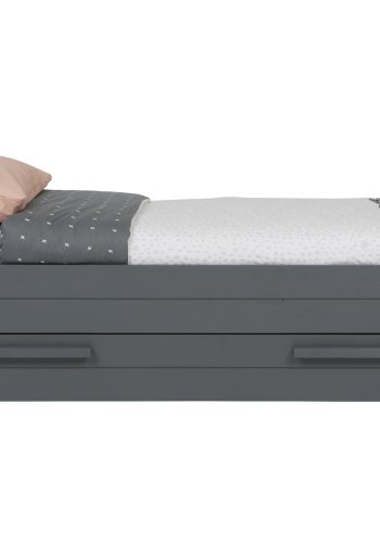 TRE Dennis juniorsengeramme, ekskl. lamellbunn, madrass og skuff - stlgr furu (90x200)