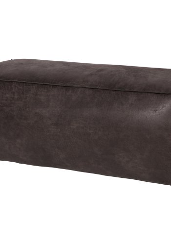 WOOOD Rodeo puff - svart stoff (120x60)