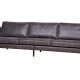 WOOOD Rodeo 3-seters sofa - svart stoff