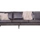 WOOOD Rodeo 3-seters sofa - svart stoff