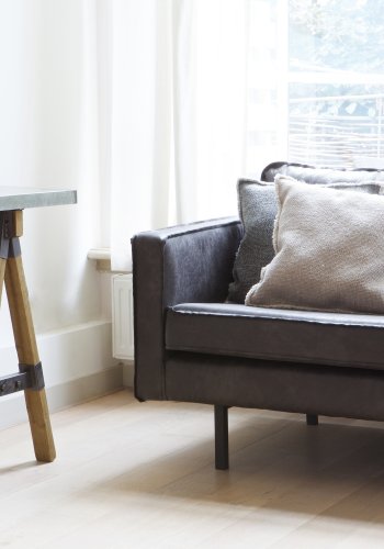 WOOOD Rodeo 3-seters sofa - svart stoff