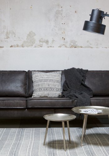 WOOOD Rodeo 3-seters sofa - svart stoff