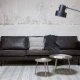 WOOOD Rodeo 3-seters sofa - svart stoff