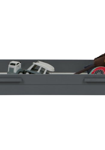 WOOOD Dennis sengeskuff/gjesteseng, ekskl. lamellbunn og madrass - stlgr furu (198x91)