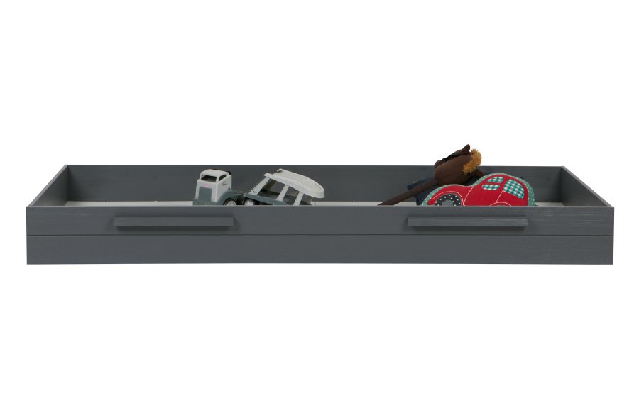 WOOOD Dennis sengeskuff/gjesteseng, ekskl. lamellbunn og madrass - stlgr furu (198x91)