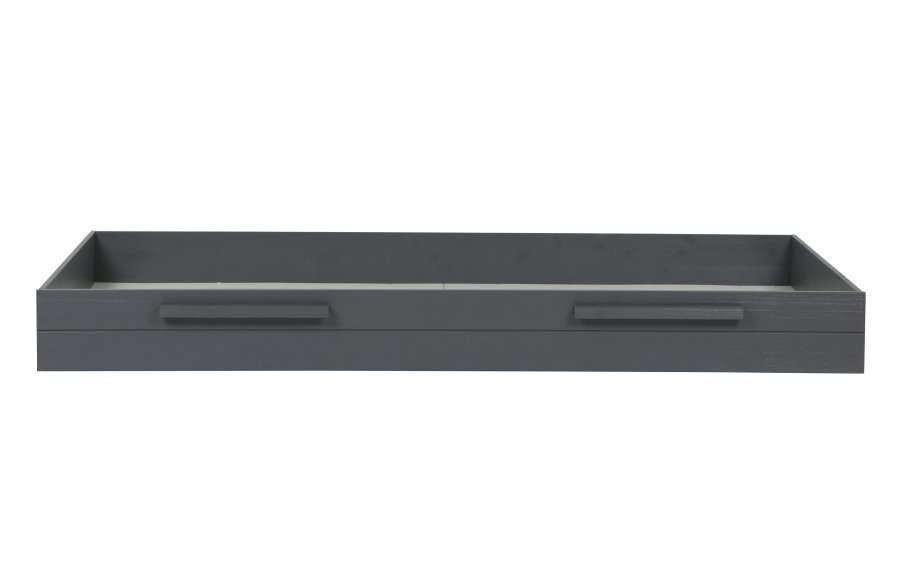 WOOOD Dennis sengeskuff/gjesteseng, ekskl. lamellbunn og madrass - stlgr furu (198x91)