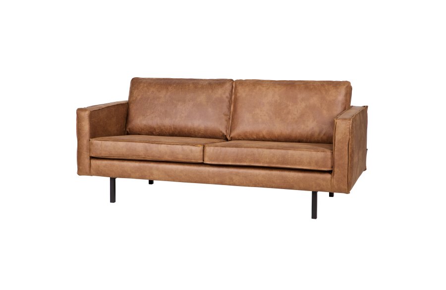 WOOOD Rodeo 2,5 seter sofa - konjakkstoff