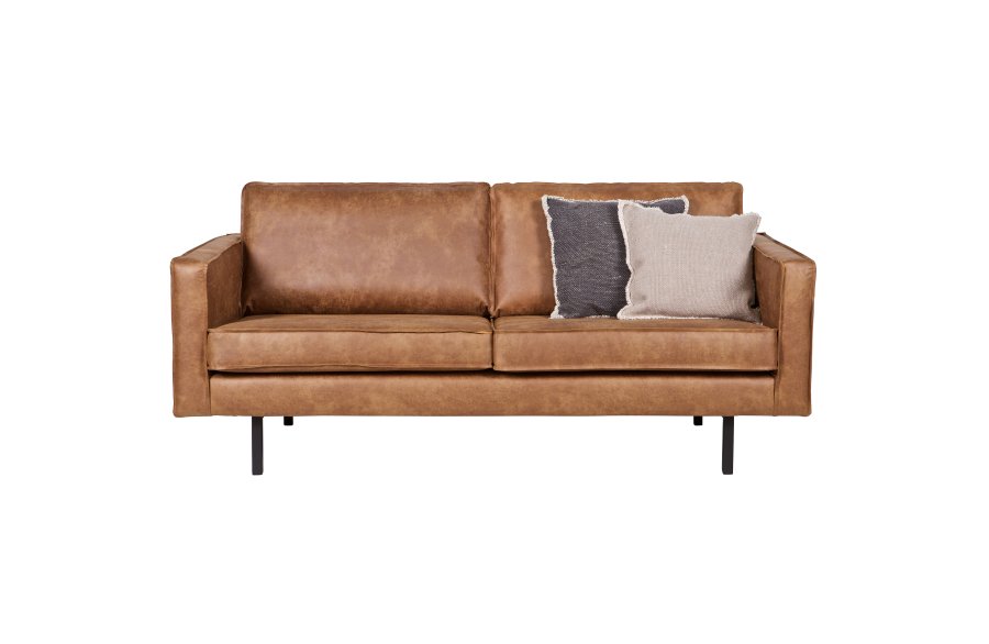 WOOOD Rodeo 2,5 seter sofa - konjakkstoff