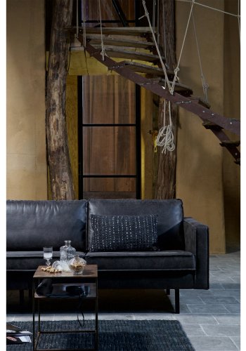 WOOOD Rodeo 2,5 seter sofa - svart stoff