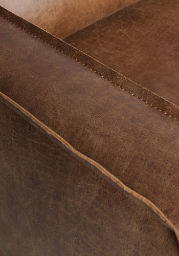 WOOOD Rodeo lenestol - cognac stoff