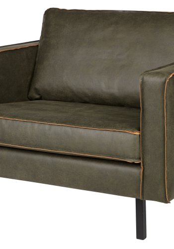 WOOOD Rodeo lenestol - armygrnt stoff