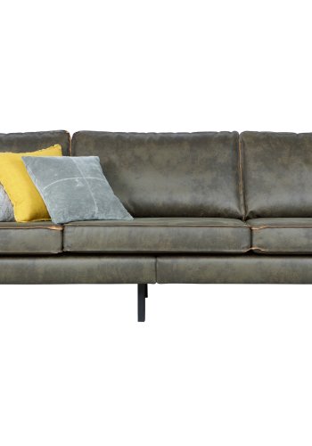 WOOOD Rodeo 3-seters sofa - armygrnt stoff