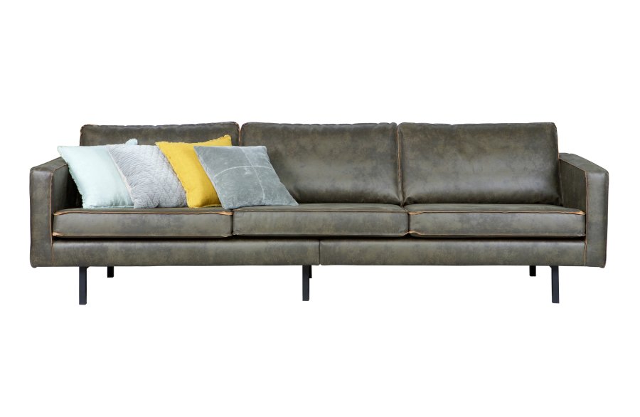 WOOOD Rodeo 3-seters sofa - armygrnt stoff