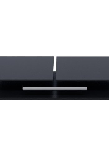 WOOOD Connect 1 hengestang, 1 skillevegg, 2 hyller for garderobe - svart melamin