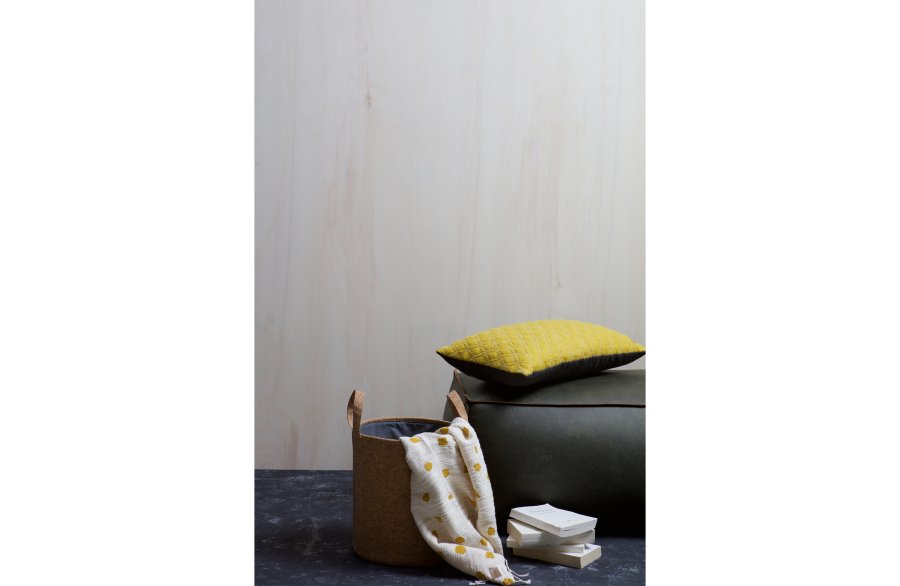 WOOOD Rodeo puff - armygrnt stoff (120x60)